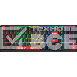 Клавиатура A4Tech Bloody WS98 механическая беспроводная USB черный/красный (WS98)