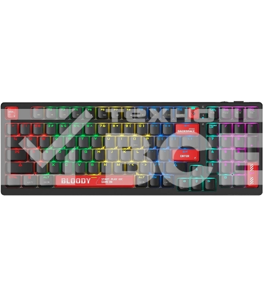 Клавиатура A4Tech Bloody WS98 механическая беспроводная USB черный/красный (WS98)