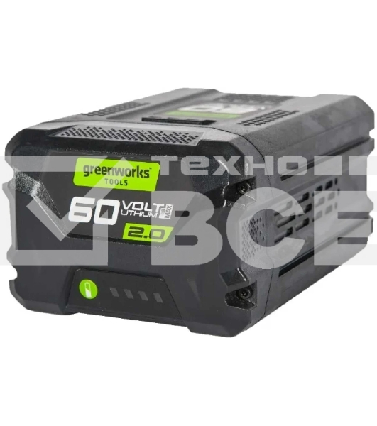 Аккумулятор GREENWORKS G60B2 (2918307)60В 2Ач литий-ионный