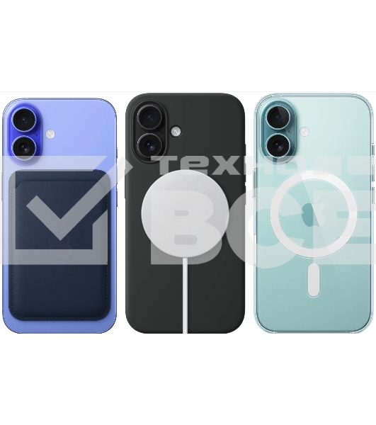 Смартфон Apple iPhone 16 A3287, 8/128Gb, бирюзовый