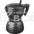 Кофеварка гейзерная Rondell Walzer RDA-432, 0.3л, алюминий, черный, фото 1