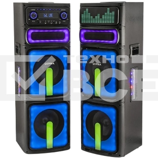 Минисистема Supra SMB-2050, 180Вт, FM USB BT SD, черный