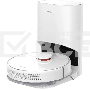 Робот-пылесос DreameBot Robot Vacuum and Mop D9 Plus белый, 3200 мА*ч Li-Ion, уборка влажная/сухая, пылесборник контейнер 0.4 л