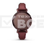 Смарт-часы Garmin Lily 2 Classic темно-бронзовый, ежевичный кожаный ремешок 35,4мм, фото2