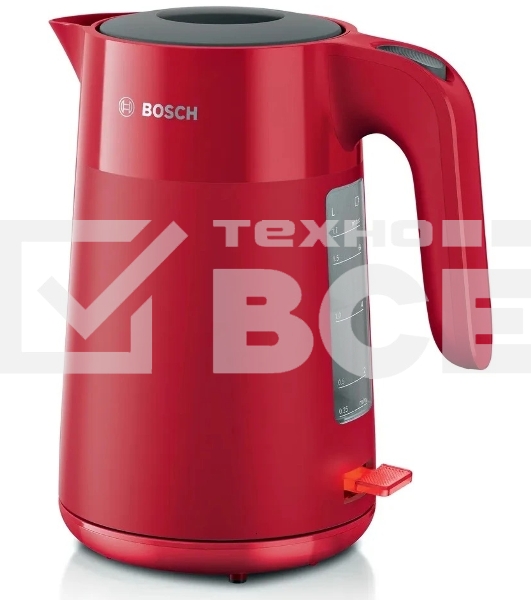 Чайник Bosch TWK 2M164, 1.7л, красный