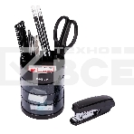 Настольный набор Deli E38253 (12 предметов) пластик, черный, фото8