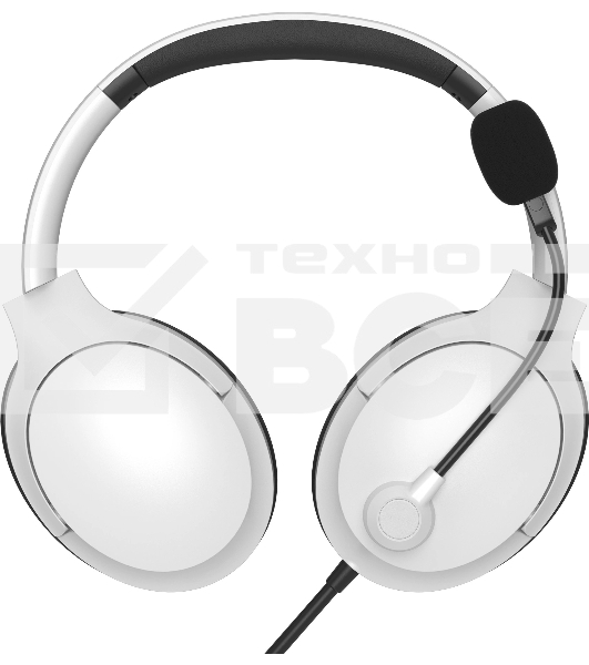 Наушники с микрофоном A4Tech Fstyler FH280U белый  2м мониторные USB оголовье