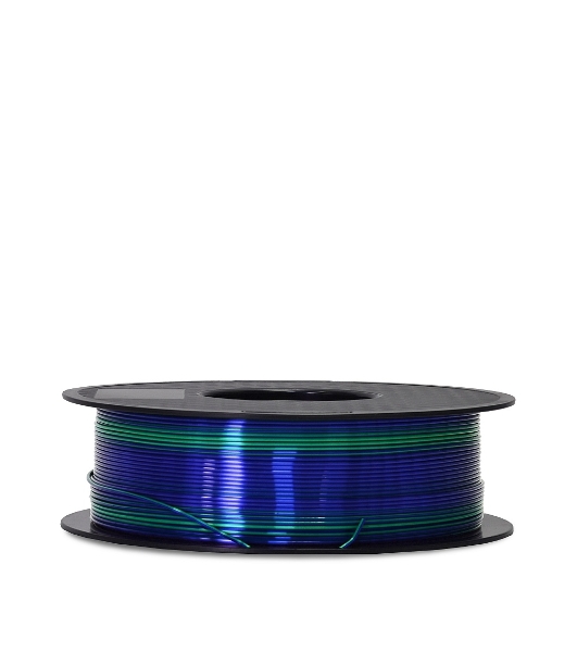 Филамент Crown Micro CM-FILPLASD009BG PLA Silk двойной 1.75 1кг синий-зеленый
