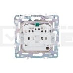 Розетка IEK SKANDY SK-R06G (SK-R14-16-1-K53) с заземлением, с защитными шторками, 16А безвинтовое крепление, графит, фото5