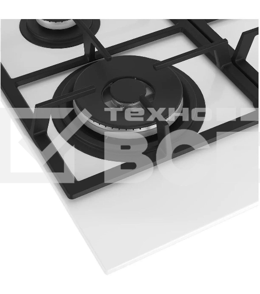 Встраиваемая газовая панель Hotpoint HGS 62F/WH, независимая, белый