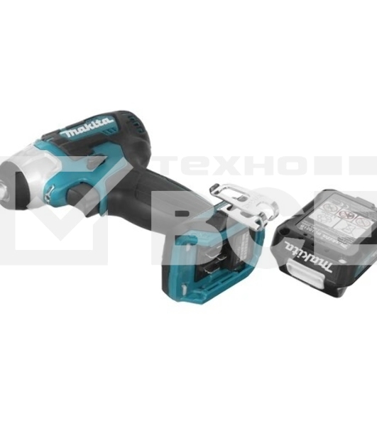 Гайковерт Makita TW160DWAE аккум. патрон:квад.3/8