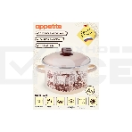 Кастрюля Appetite 1RD201M Cafe эмалированная сталь, цилиндрическая 4 л, фото2