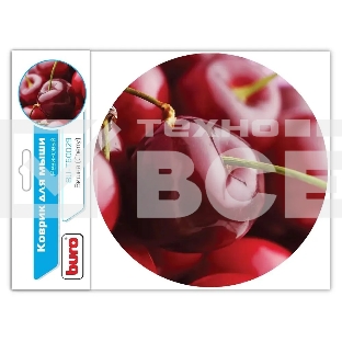 Коврик для мыши Buro BU-T60029 рисунок/вишня