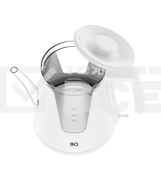 Чайник электрический BQ KT0046DW White, 2200 Вт, 1л