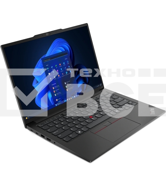 Ноутбук 14' IPS WUXGA LENOVO ThinkPad E14 G6 черный (Core Ultra 7 155H/16Gb/512Gb SSD/VGA int/FP/W11Pro) (21M7002XRT)