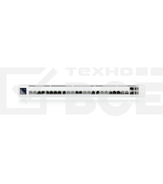 Коммутатор Ubiquiti UISP Switch Pro PoE-коммутатор, 24х 1G RJ45, 4х 10G SFP+, раздача 220 Вт