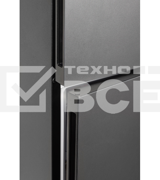 Холодильник Nordfrost NRG 162NF GTM матовый графит двухкамерный 205/105л морозилка снизу, No Frost