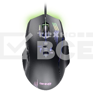 Мышь проводная GMNG 930GM черный, 12800 dpi, USB, кнопки - 7