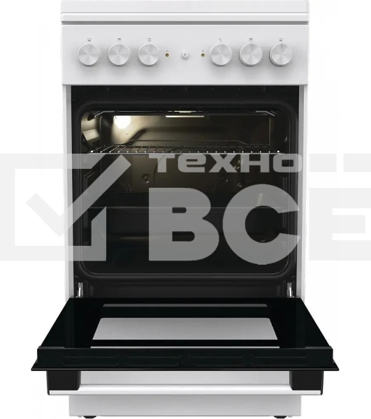 Плита комбинированная Gorenje GK5A12WG белый, конфорок 2 газовых и 2 электрических, духовка 68 л, 50 см x 85 см x 59.4 см