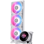 Система жидкостного охлаждения/ Water Cooling System MSI MPG CORELIQUID P13 360 (300W, 360мм, LED, White, ARGB/ Fans: 3x120мм, 64.89CFM, 2050RPM/ Pump 20dBA, 3400RPM, Rad thickness 27мм/ S: 1851, 1700, AM5, AM4), фото 1