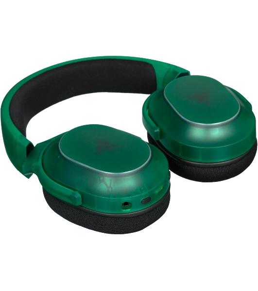 Гарнитура Razer Barracuda X Chroma Phantom Green Edition зелёный, беспроводная, Bluetooth, до 70 ч, подсветка