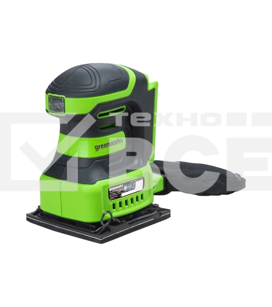 Плоскошлифовальная машина аккумуляторная GreenWorks G24SS14, 24 В, без АКБ и ЗУ (3100507)
