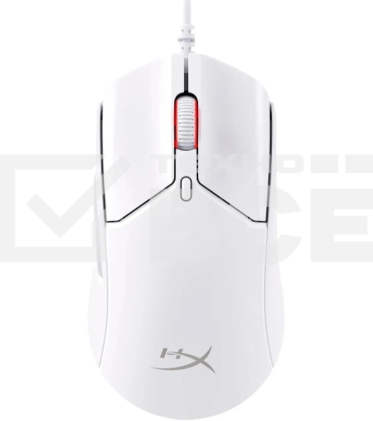 Мышь беспроводная HyperX Haste 2 белый, 26000 dpi, радиоканал, Bluetooth, USB, кнопки - 5