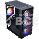 Компьютерный корпус Accord M203 черный без БП ATX 2xUSB2.0 1xUSB3.0 1xUSB3.1 audio bott PSU, фото4