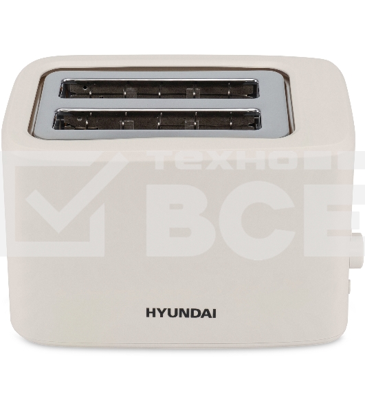 Тостер Hyundai HYT-3306 700Вт кремовый