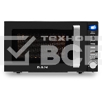 Микроволновая печь Hyundai HYM-D3034 черный/хром 20л 700Вт кнопки, поворотный механизм, фото 1