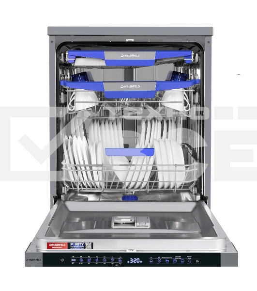 Посудомоечная машина Maunfeld MWF60331S Inverter, нержавеющая сталь, 59.8 см, 14 компл., 42 дБ, класс A+++
