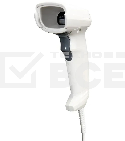 Сканер штрих-кода ручной Атол SB2108 Plus (rev.2) (61025) 1D/2D имидж, проводной, 350 скан/сек, USB-HID; USB-COM, белый