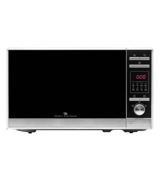 Микроволновая печь General Electronics GE DG420S атласное серебро, 20 л, 700 Вт, переключатели - сенсор, кнопки, поворотный механизм