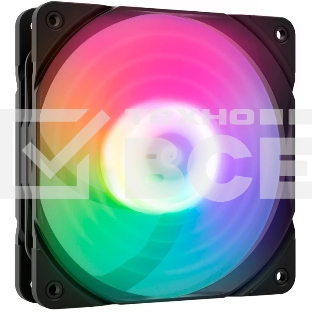 Вентилятор для корпуса Zalman ZM-AF120R ARGb черный, 120 мм, 1500 об/мин, 24.3 дБ, 4 pin