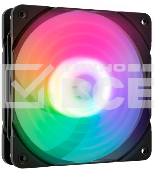 Вентилятор для корпуса Zalman ZM-AF120R ARGb черный, 120 мм, 1500 об/мин, 24.3 дБ, 4 pin