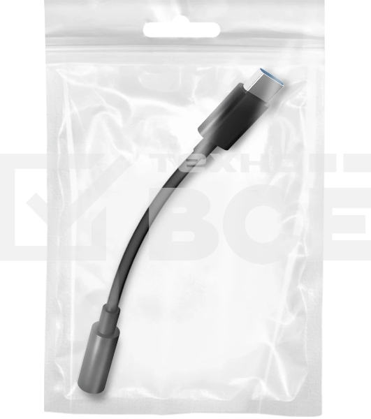 Переходник Defender JACK03-01 3.5 jack (F)-Type-C(M) c ЦАП 1