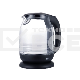 Чайник электрический BQ KT1833G черный/стальной, 2200 Вт, 1.7 л