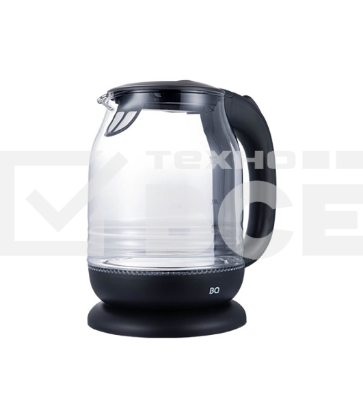 Чайник электрический BQ KT1833G черный/стальной, 2200 Вт, 1.7 л