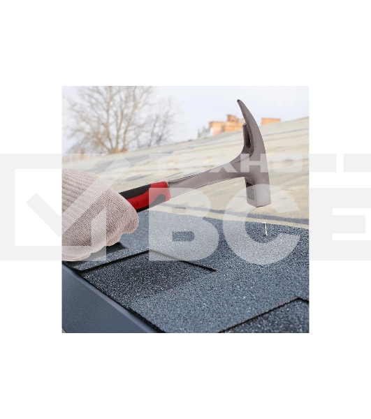 Молоток кровельщика Matrix 600 г, цельнометаллический, двухкомпонентная рукоятка