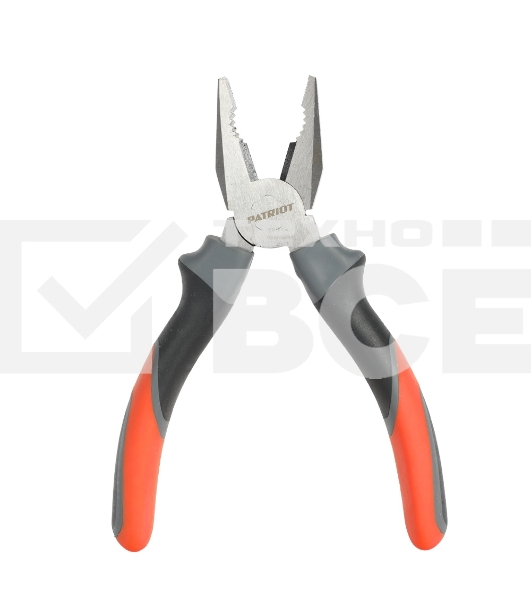 Пассатижи PATRIOT CPP-160N трехкомпонентная рукоятка, 160 мм