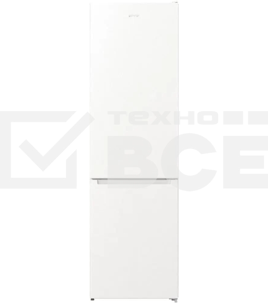 Холодильник Gorenje NRK6201PW4 белый двухкамерный 235/96л морозилка снизу