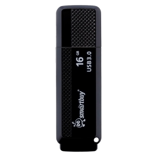 Флешка USB Smartbuy Dock (SB16GBDK-K3), 16Gb, USB 3.0/3.1, R/W 70/25, черный