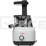 Соковыжималка Moulinex ZU150110 белый/черный, шнековая вертикальная, 150 Вт, 800 мл, электронное, реверс, фото 1