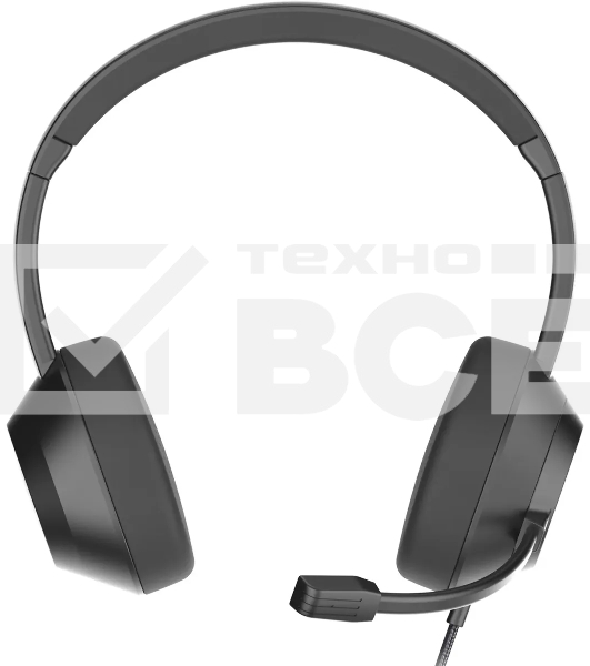 Гарнитура проводная с микрофоном A4Tech Fstyler FH150U черный 2м накладные USB оголовье (FH150U BLACK)