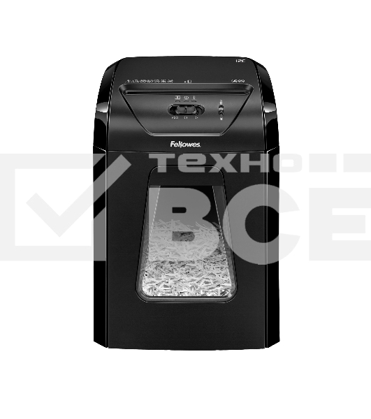 Шредер Fellowes PowerShred 12C FS-71201 {DIN P-4, 4х40мм, 12лст., 18лтр.,Safety Lock}