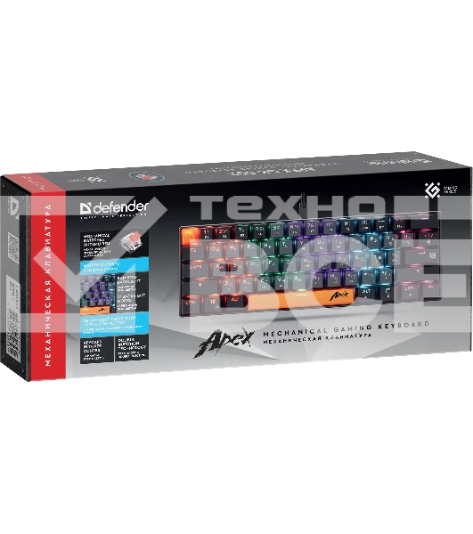 Клавиатура Defender USB APEX GK-002 RU