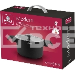 Кастрюля Rondell Modern RDA-1727, 4.4л, 24см, с крышкой, черный, фото2