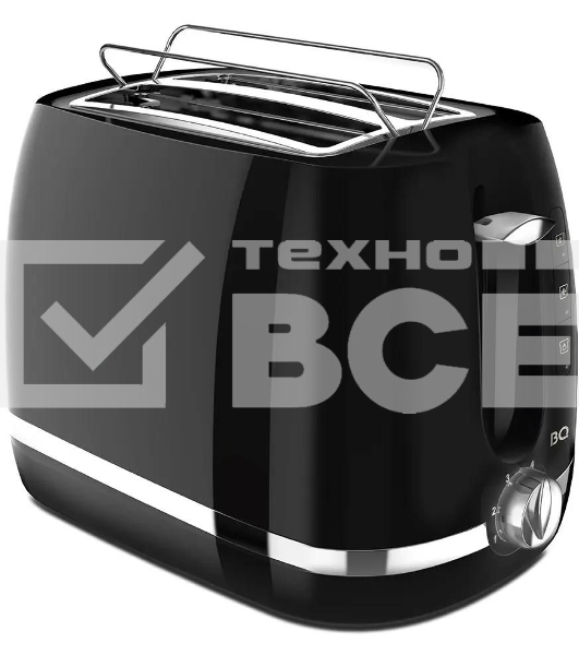 Тостер BQ T1711, 900Вт, черный
