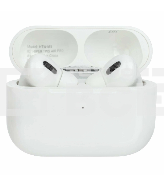 Гарнитура HIPER TWS Air Pro White HTW-M5 /внутриканальные/Bluetooth 5.4/сенсорное управление/до 4 ч.работы до 200 ч.ожидания/кейс 200 мАч/Lightning/белый (HTW-M5)