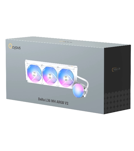Система охлаждения Ocypus Delta L36 WH ARGB V2 White 300W/All Intel/AMD AM*/Screws